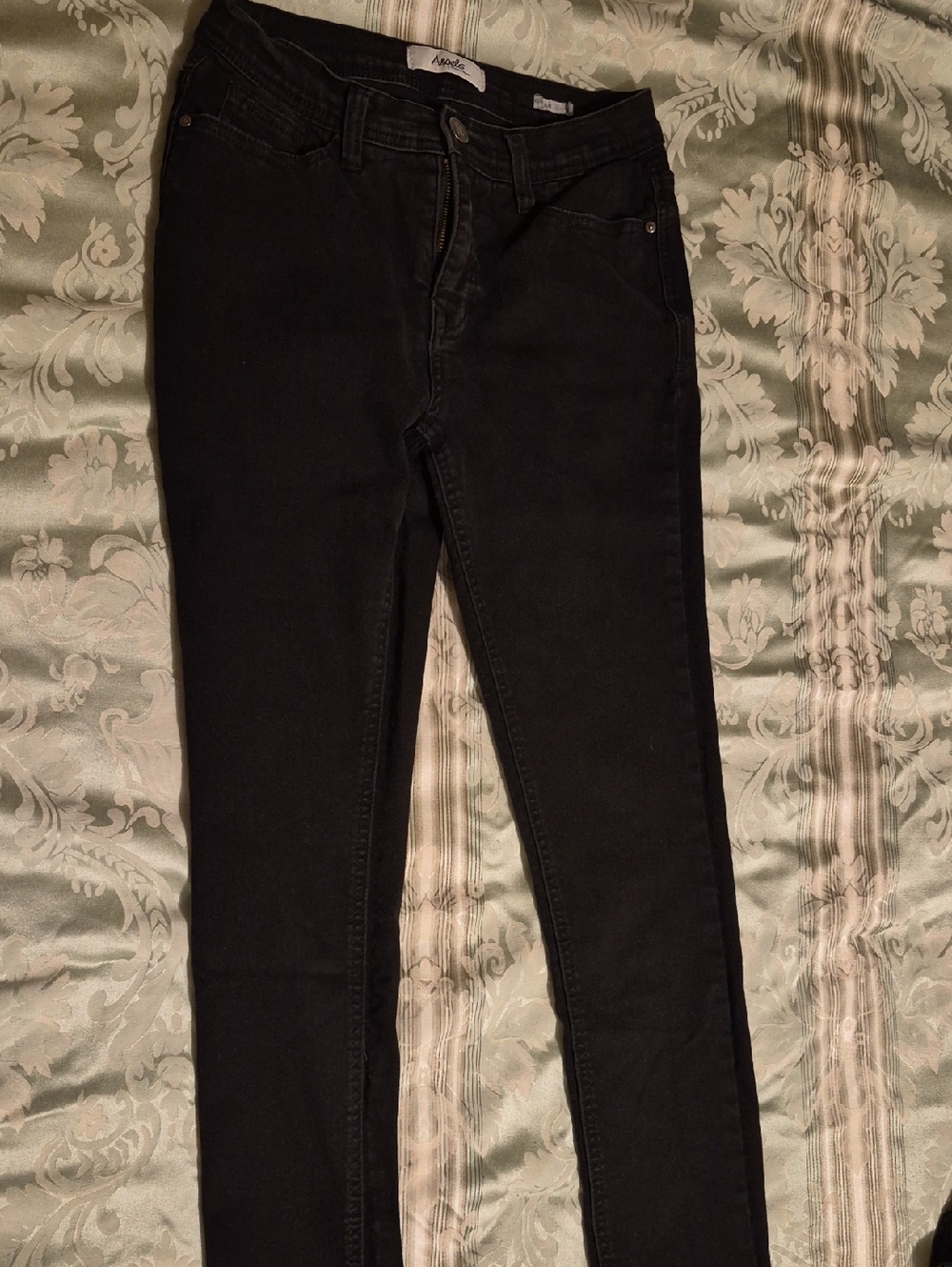 Angels Black Skinny Jeans